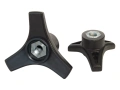 PTB3D Ручки трехлепестковые со сквозной резьбой