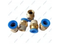 Фитинг зажимной 6ммм, 1/4" НР Гамматест YPC06-02